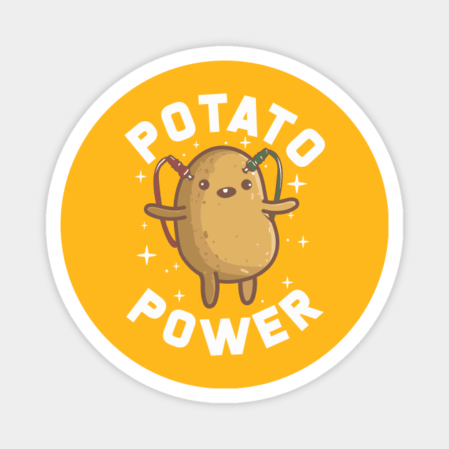 Potato P0wer Magnet by Piercek25